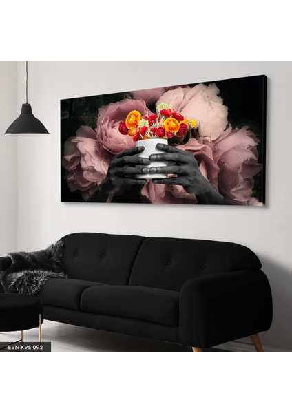 Yaban Gülleri Kanvas - Canvas Tablo