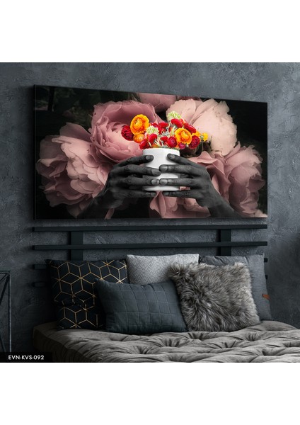 Yaban Gülleri Kanvas - Canvas Tablo