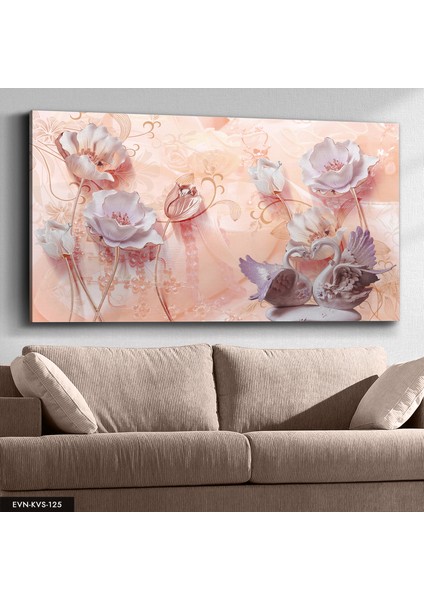 Kuğular Kanvas - Canvas Tablo