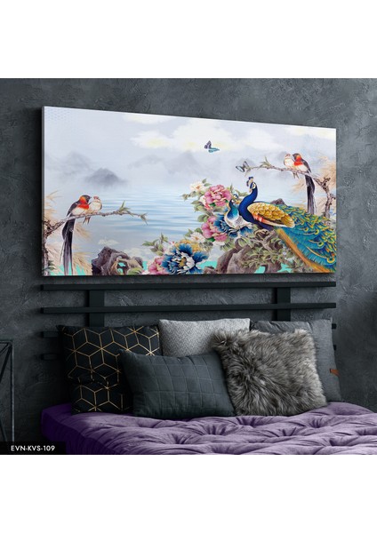 Tavus Kuşları Kanvas - Canvas Tablo