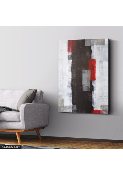 Kırmızı Siyah Kanvas - Canvas Tablo