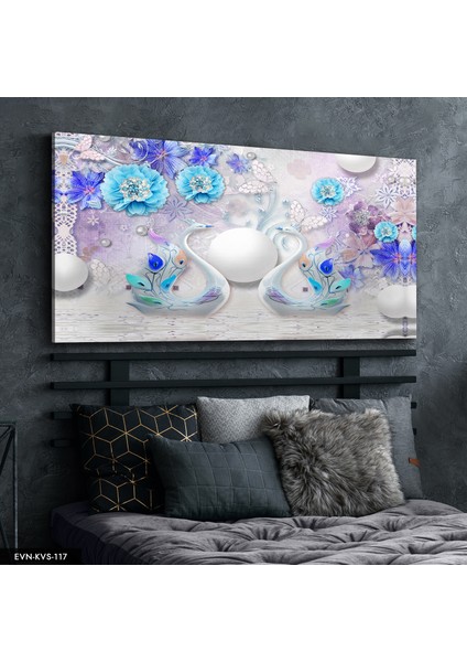 Kuğulu Kanvas - Canvas Tablo indirimleri