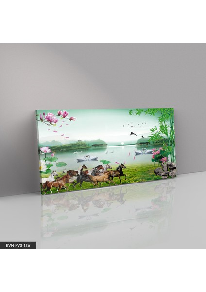 Doğadaki Atlar Kanvas - Canvas Tablo fiyatları