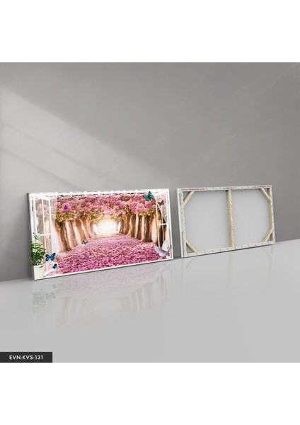 Pembe Tünel Kanvas - Canvas Tablo fırsatları