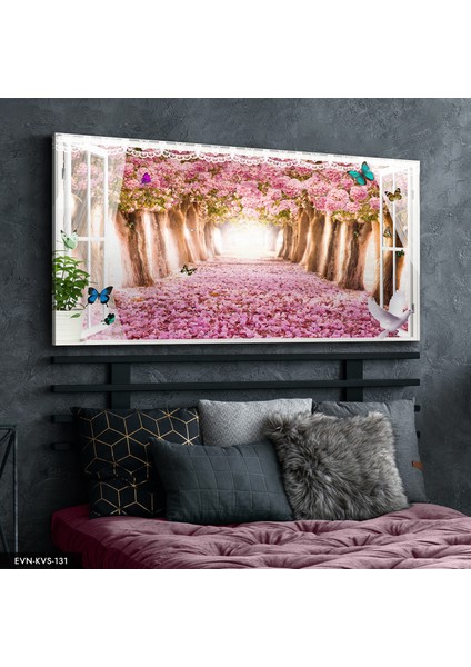 Pembe Tünel Kanvas - Canvas Tablo indirimleri