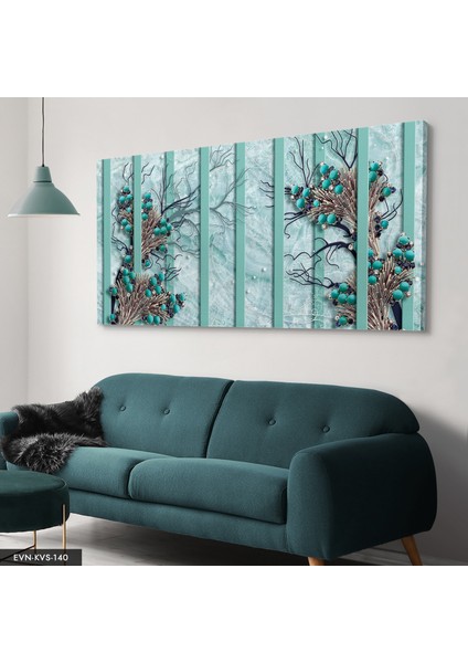 Yeşil Taşlı Kanvas - Canvas Tablo modelleri