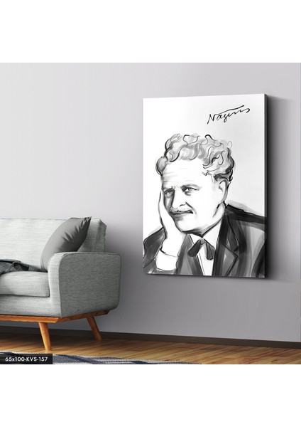 Nazım Hikmet Kanvas - Canvas Tablo