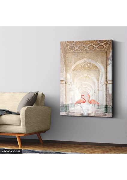 Flamingo Kanvas - Canvas Tablo