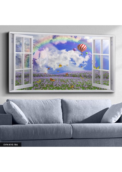 Doğaya Açılan Pencere Kanvas - Canvas Tablo