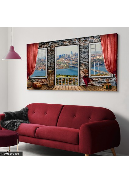 Köprü Manzaralı Kanvas - Canvas Tablo fiyatları