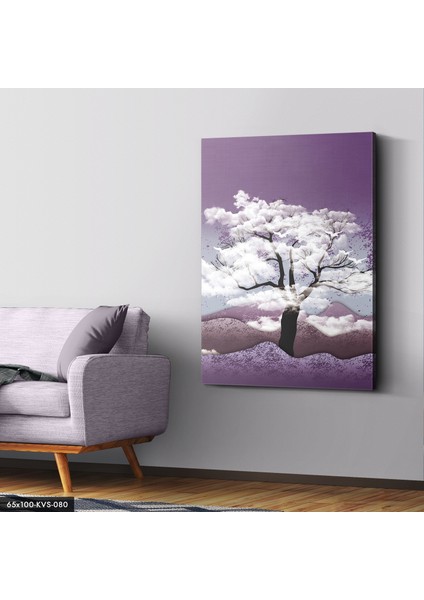 Mor Doğa Kanvas - Canvas Tablo