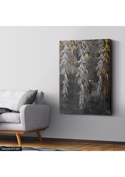 Yapraklar Kanvas - Canvas Tablo