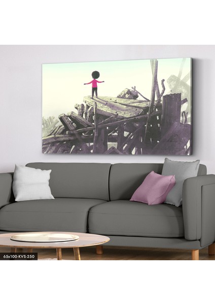 Özgürlük Temalı Kanvas - Canvas Tablo