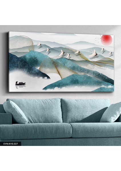 Soyut Doğa Kanvas - Canvas Tablo