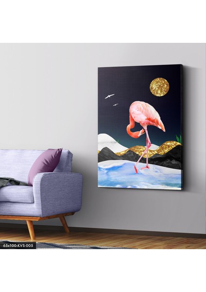 Flamingo Kanvas - Canvas Tablo