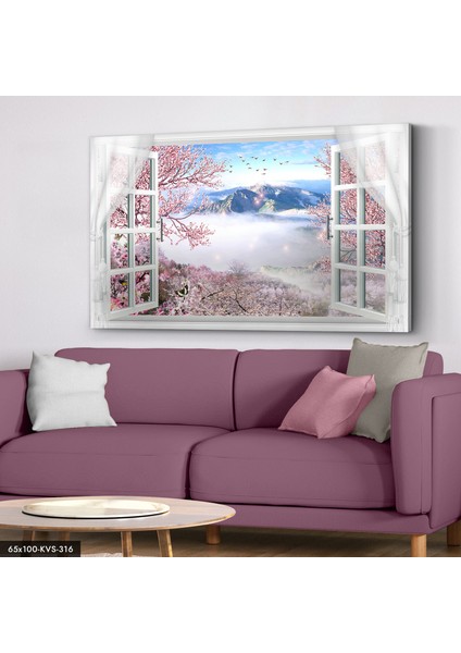 Doğaya Açılan Pencere Kanvas - Canvas Tablo