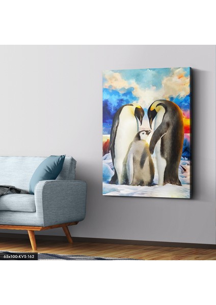 Penguen Kanvas - Canvas Tablo