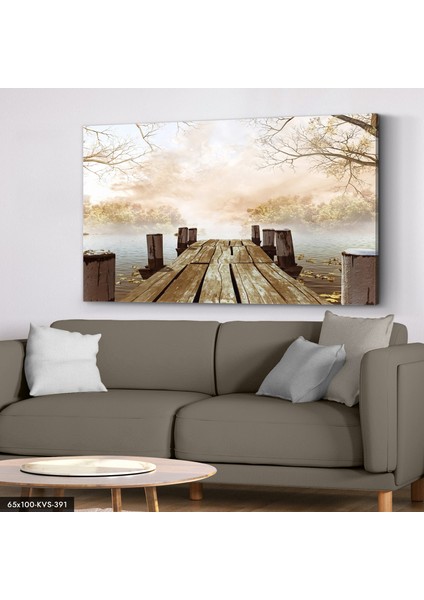 Deniz Kenarı Kanvas - Canvas Tablo