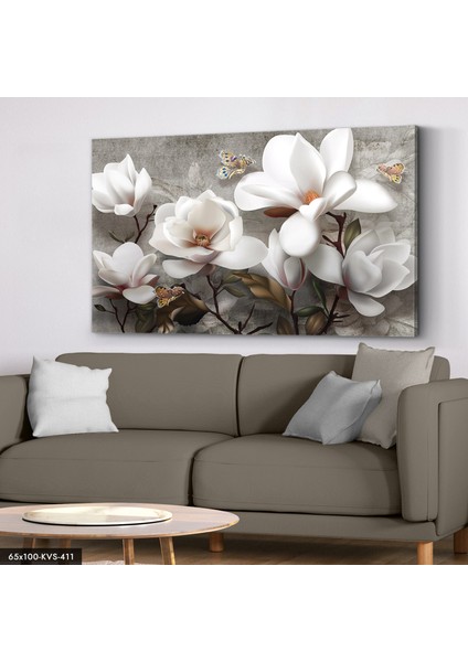 Çiçekler Kanvas - Canvas Tablo