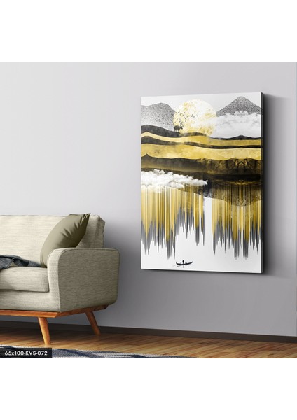 Soyut Çizim Doğa Kanvas - Canvas Tablo