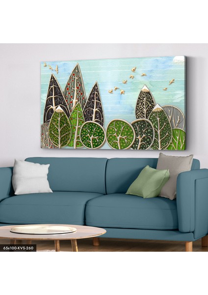 Soyut Doğa Sanat Kanvas - Canvas Tablo