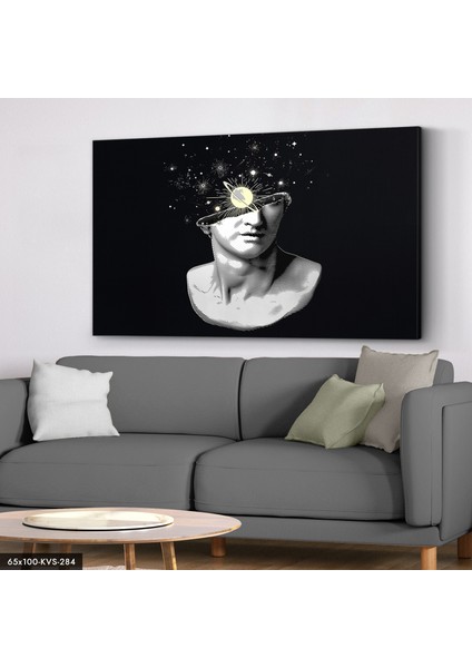 Heykel Portre Kanvas - Canvas Tablo