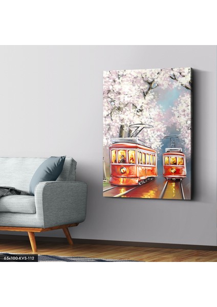 Tramvay Kanvas - Canvas Tablo