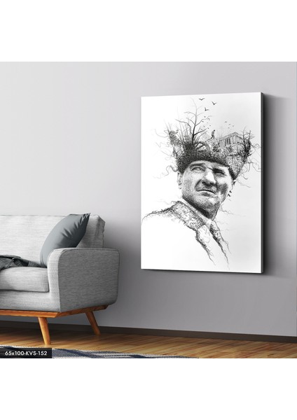 Mustafa Kemal Atatürk Kanvas - Canvas Tablo