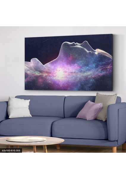 Galaksi Kadını Kanvas - Canvas Tablo