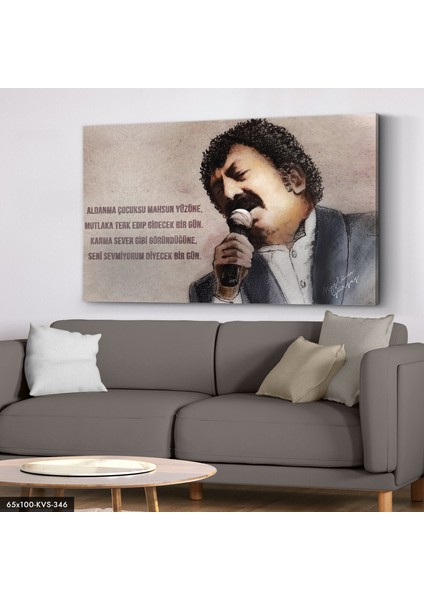 Müslüm Gürses Kanvas - Canvas Tablo