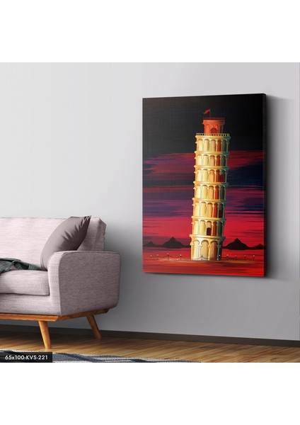 Pissa Kulesi Kanvas - Canvas Tablo