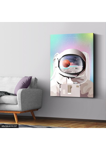 Astronot Kanvas - Canvas Tablo