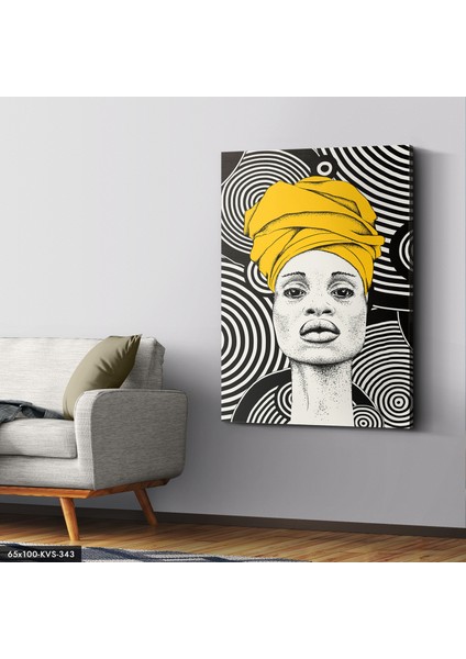Geleneksel Kadın Kanvas - Canvas Tablo
