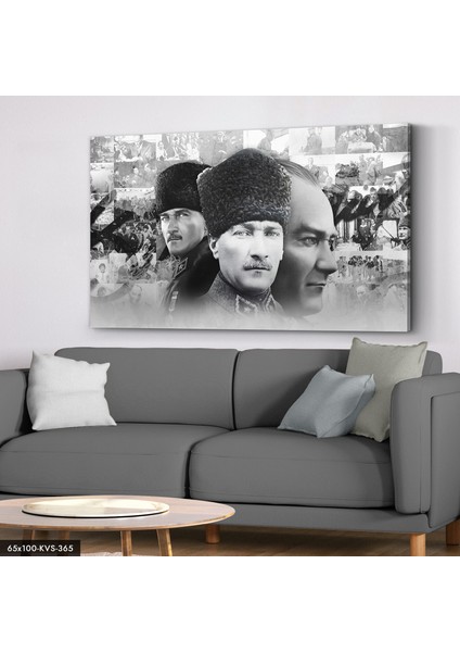 Mustafa Kemal Atatürk Kanvas - Canvas Tablo