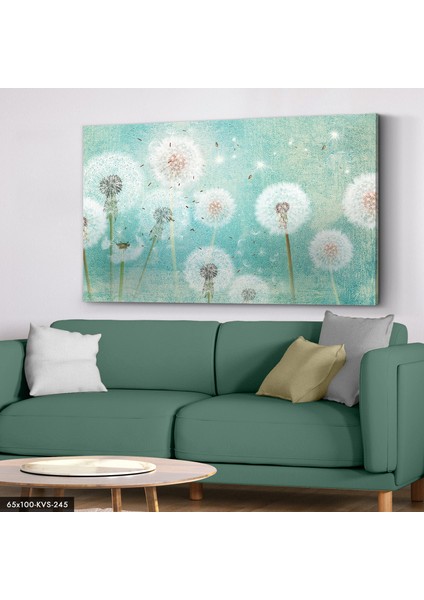 Turkuaz Kanvas - Canvas Tablo