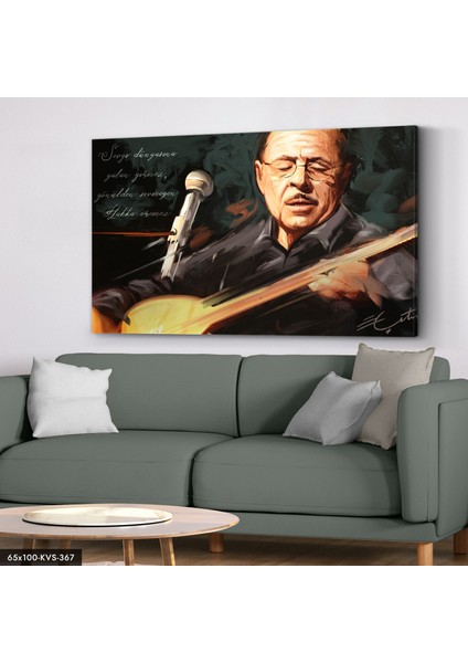 Neşet Ertaş Kanvas - Canvas Tablo