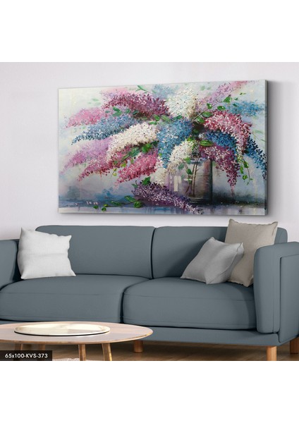 Leylak Buketi Kanvas - Canvas Tablo