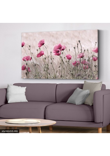 Haşhaş Tarlası Kanvas - Canvas Tablo