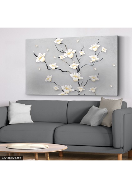 Çiçekler Kanvas - Canvas Tablo