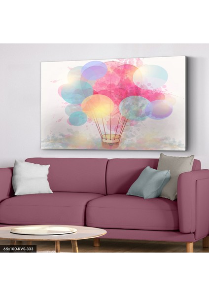 Uçan Balon Kanvas - Canvas Tablo