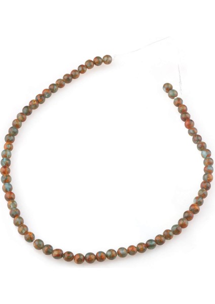 6 mm Mavi Sarı Opal Akik Taşı Dizi - DZ4074-TY fiyatları