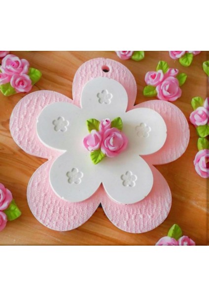 Askı Pano Çiçek Delikli Tabanlık 16CM Silikon Kalıp K-676