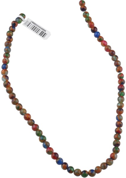 6 mm Renkli Opal Akik Taşı Dizi - DZ4074-R fiyatları