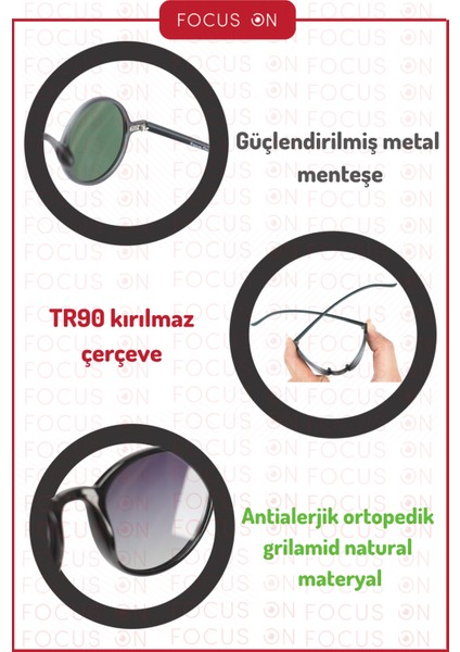 Judith Black Polarize Retro Güneş Gözlüğü