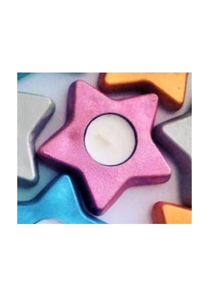 Yıldız Tealight Mumluk Silikon Kalıp K-594