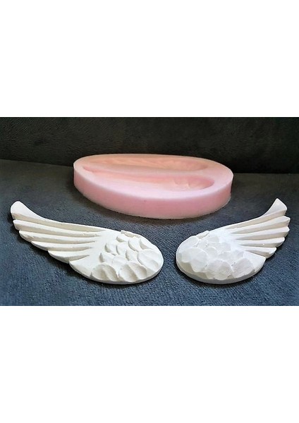 Çift Kanat, Kuş Kanadı Pano Süsü Magnet Silikon Kalıp K-606 fiyatları