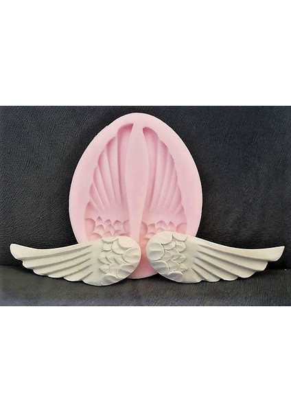 Çift Kanat, Kuş Kanadı Pano Süsü Magnet Silikon Kalıp K-606 modelleri