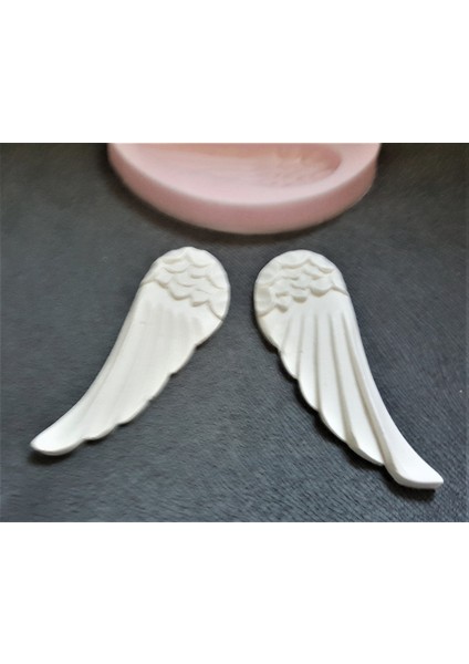Çift Kanat, Kuş Kanadı Pano Süsü Magnet Silikon Kalıp K-606 fırsatları