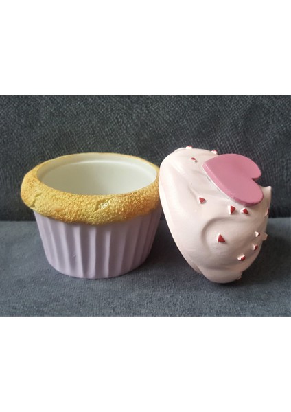 Kalpli Cupcake Kutu Silikon Kalıp K-348