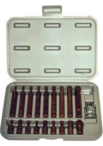 19PC Kaplamalı Torx Bits Set 005-KK0003